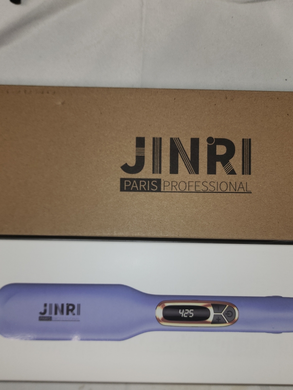 JINRI Paris Professional Purple Digital Hair Texturizer Crimper